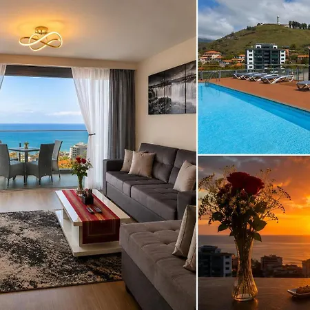 Madeira Mar - Seaview- Floor With Rooftop Pool Apartment Funchal (Madeira)